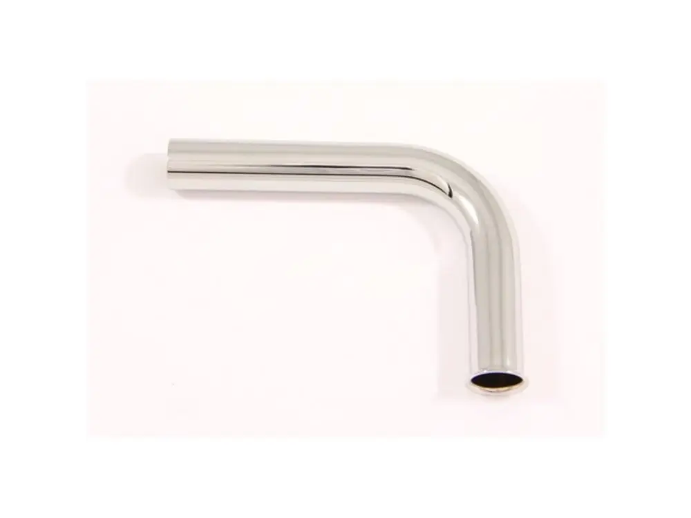 Chromfarbener Rohrbogen mit einem Anschlusspunkt, geeignet für Sanitärinstallationen. Produkt von Ideal Standard.